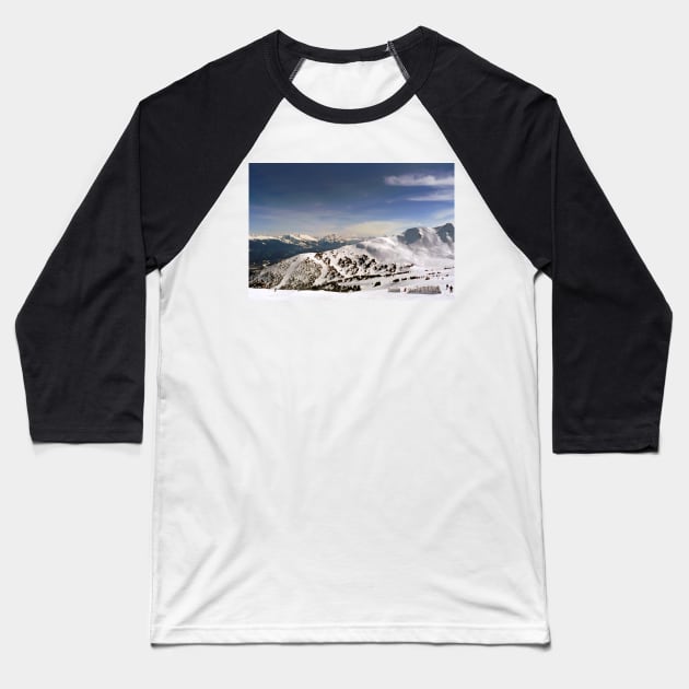 Jasper Canadian Rocky Mountains Alberta Canada Baseball T-Shirt by AndyEvansPhotos